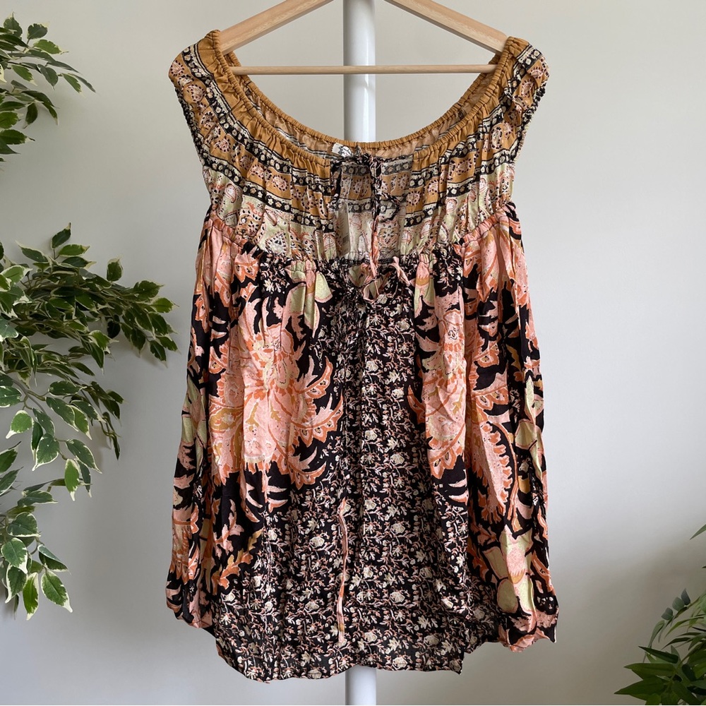 NEW Free People Bali Mariposa Slip Dress In Black Combo - Picture 12 of 15
